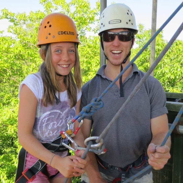 Family enjoying outdoor activities at Rock UK